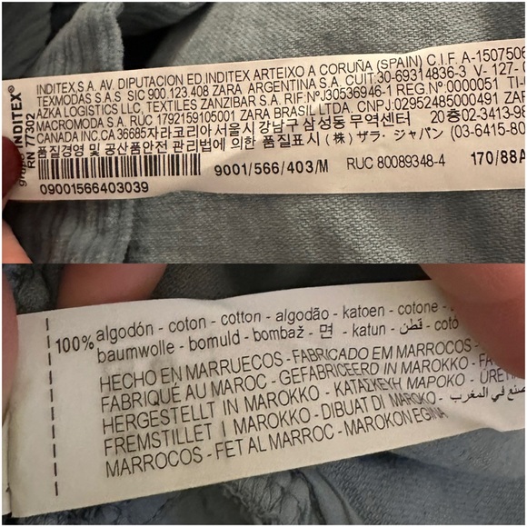 ZARA Cropped Corduroy Overshirt - Picture 11 of 13